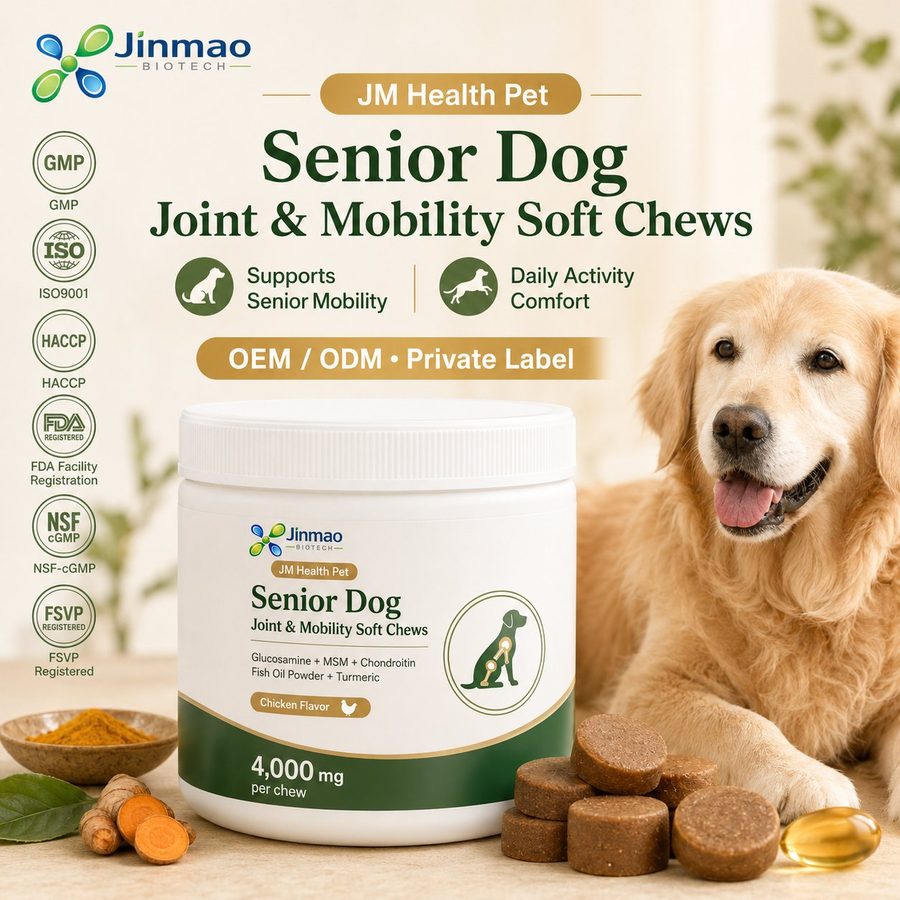 Мягкие жевательные таблетки Senior Dog Joint & Mobility для пожилых собак