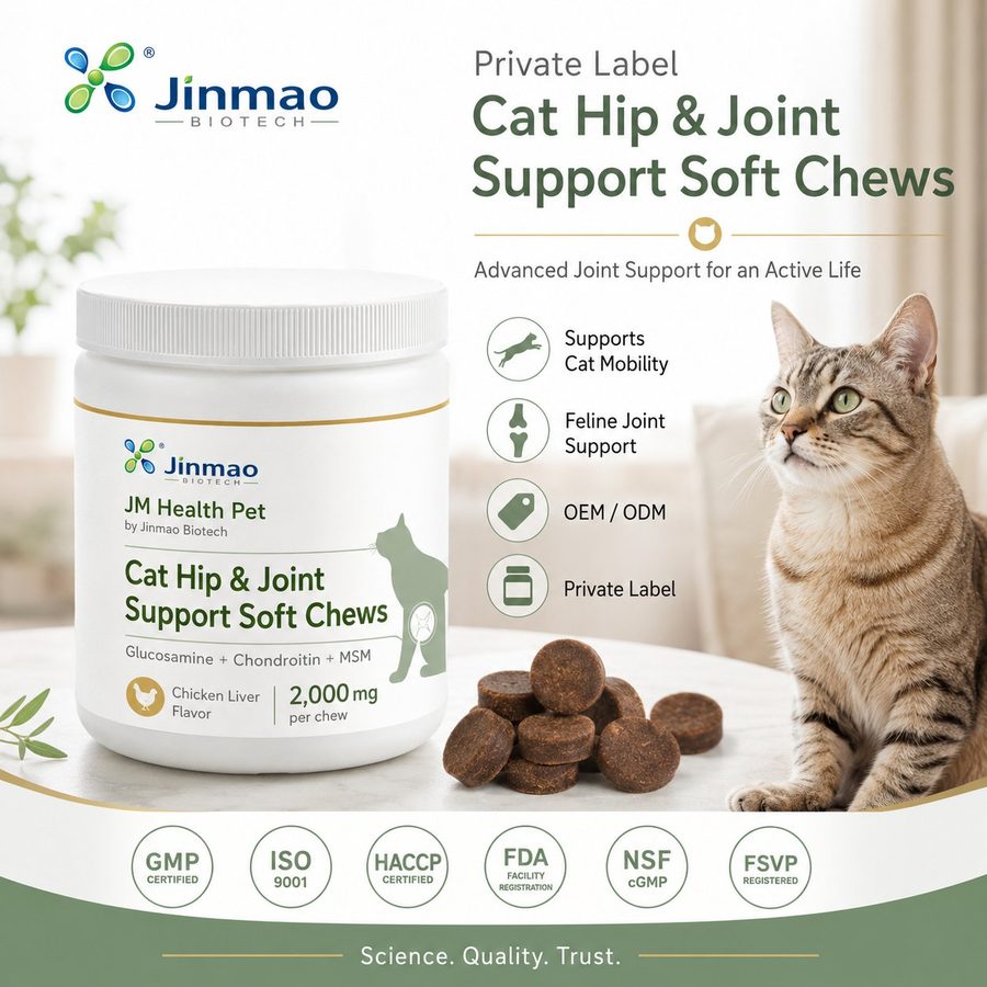 Мягкие жевательные таблетки Cat Hip & Joint Support для кошек