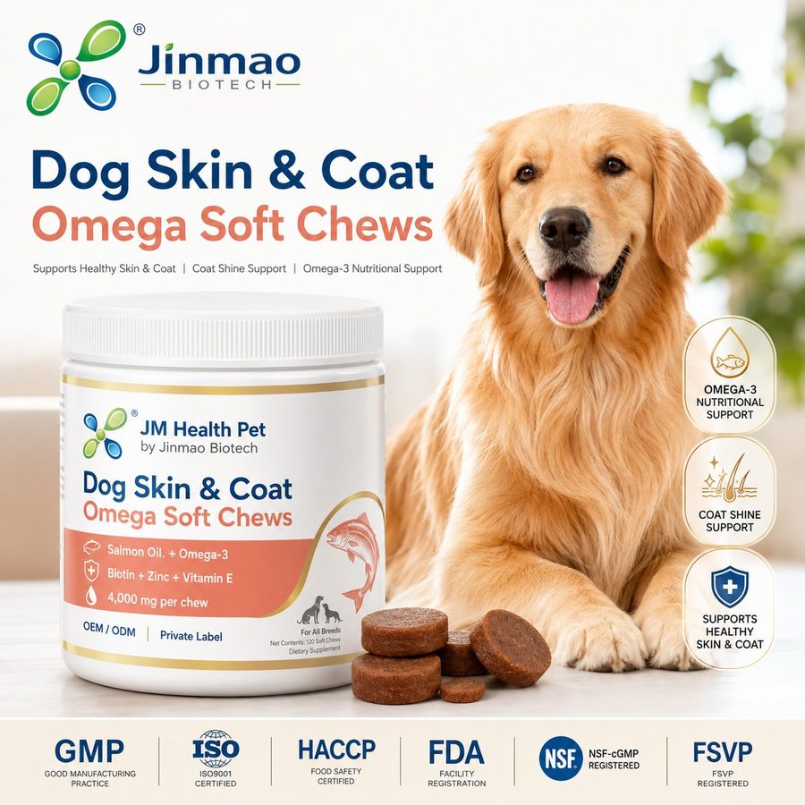 Мягкие жевательные таблетки Dog Skin & Coat Omega для собак