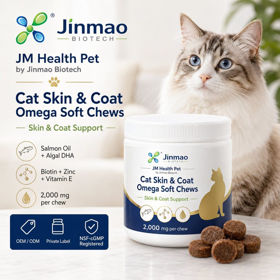 Мягкие жевательные таблетки Cat Skin & Coat Omega для кошек